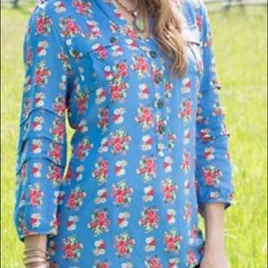 Matilda Jane Finley vintage gorgeous floral top size Small